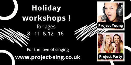 Project Young -Pop Themed  - singing for ages  12-16