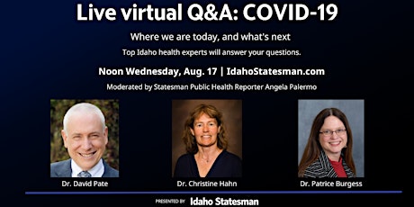 Live, virtual Q&A: COVID-19: Where we are today, and what's next