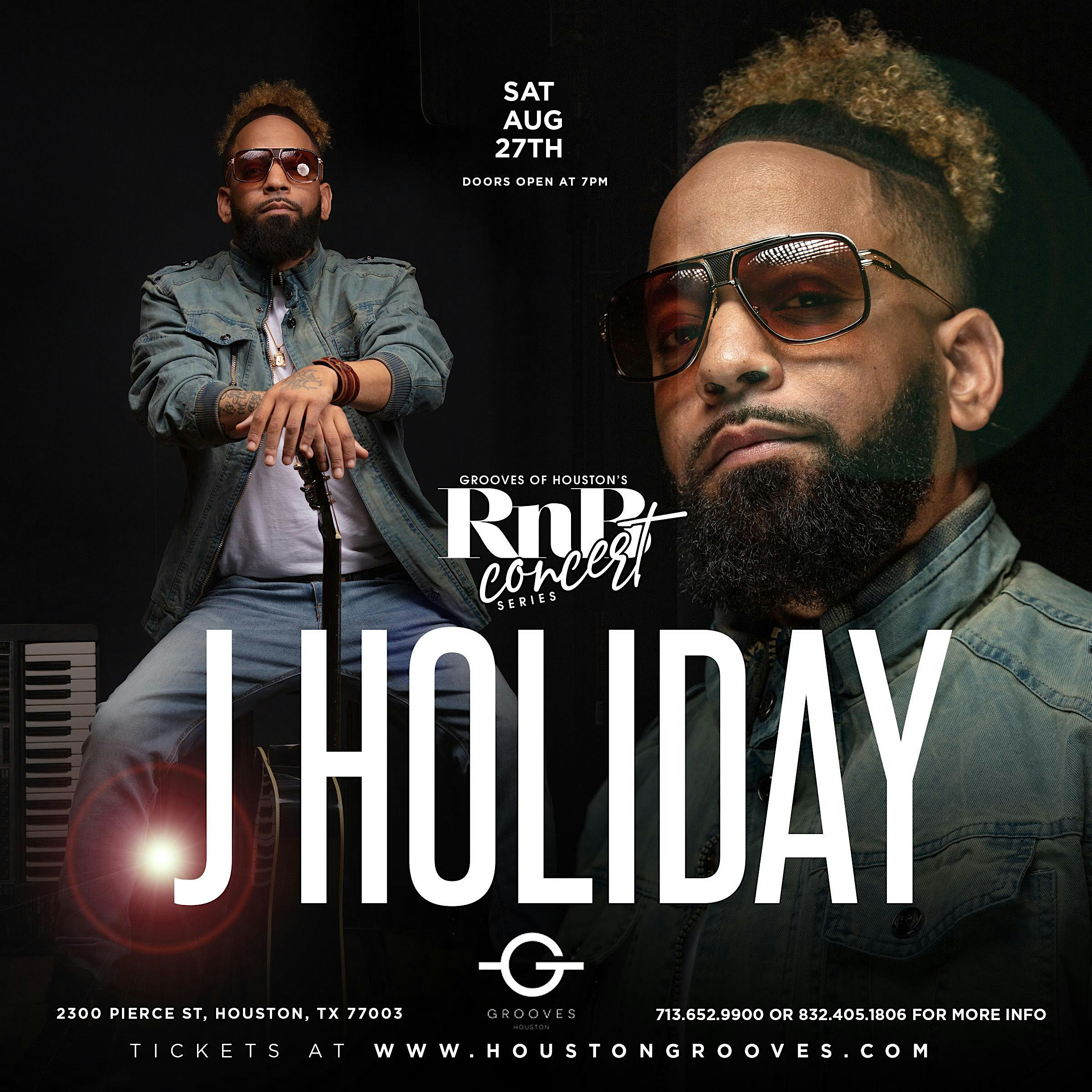 J Holiday Live  | Grooves of Houston's RnB Concert Series