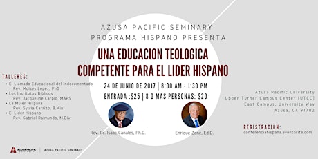 Una Educación Teológica Competente Para el Líder Hispano  primary image