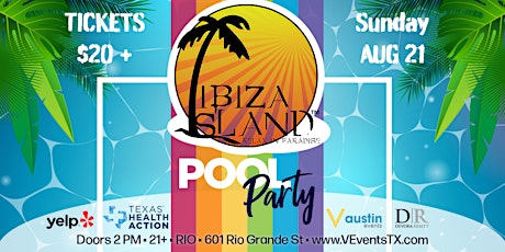 Austin's PRIDE Pool Party - Ibiza Island