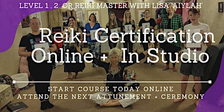 Reiki Level 2 Training, Workshop + Attunement Ceremony