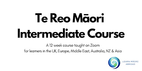 Te Reo Māori Intermediate  Course (12 weeks)