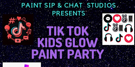 TikTok Kids Glow Paint Party
