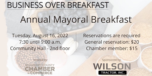 Business Over Breakfast: Mayoral Breakfast