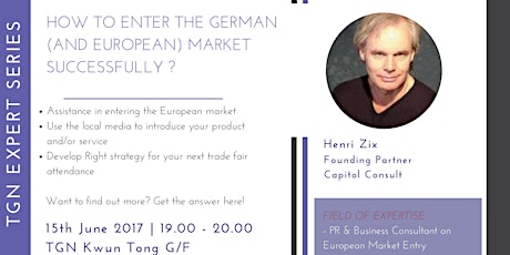 HOW TO DO BUSINESS WITH THE GERMAN AND EUROPEAN MARKETS SUCCESSFULLY ?