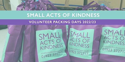Purple Pages information packs - Volunteer packing days 2022/23