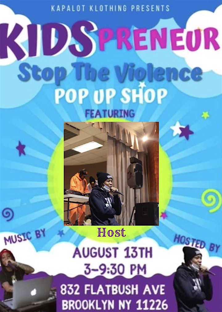 Kapalot kidspreneur stop the violence pop up shop image