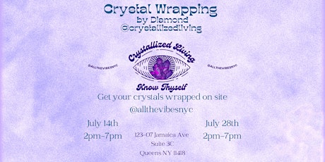 Crystal Wrapping with Crystallized Living