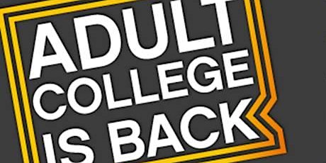 Adult College Advice & Enrolment Information Event  primary image