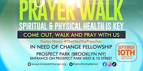 SALVATION PRAYER WALK - SPIRITUAL & PHYSICAL HEALTH IS KEY