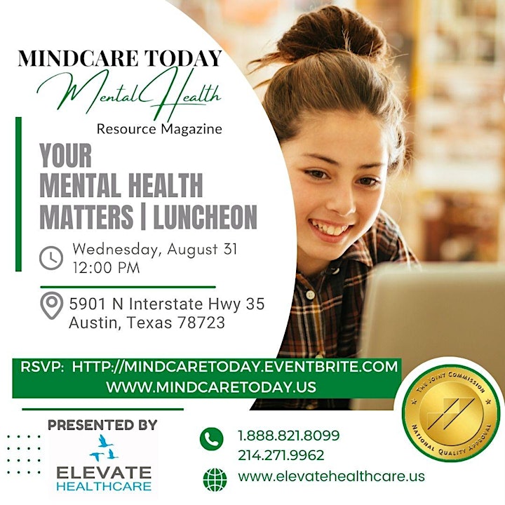Your Mental Health Matters- Luncheon!  Austin, TX image