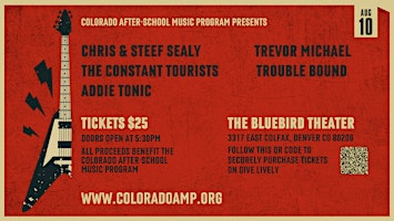 Bluebird Theater Fundraiser for Colorado AMP with Trouble Bound