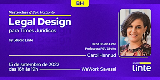 BH- Masterclass Legal Design para Times Jurídicos em Belo Horizonte