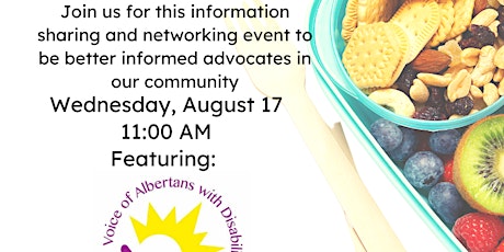 Lunch and Learn with Voices of Albertans with Disabilities (VAD)