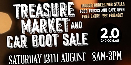 Treasure Market & Car Boot Sale - Saturday 13th August 2022