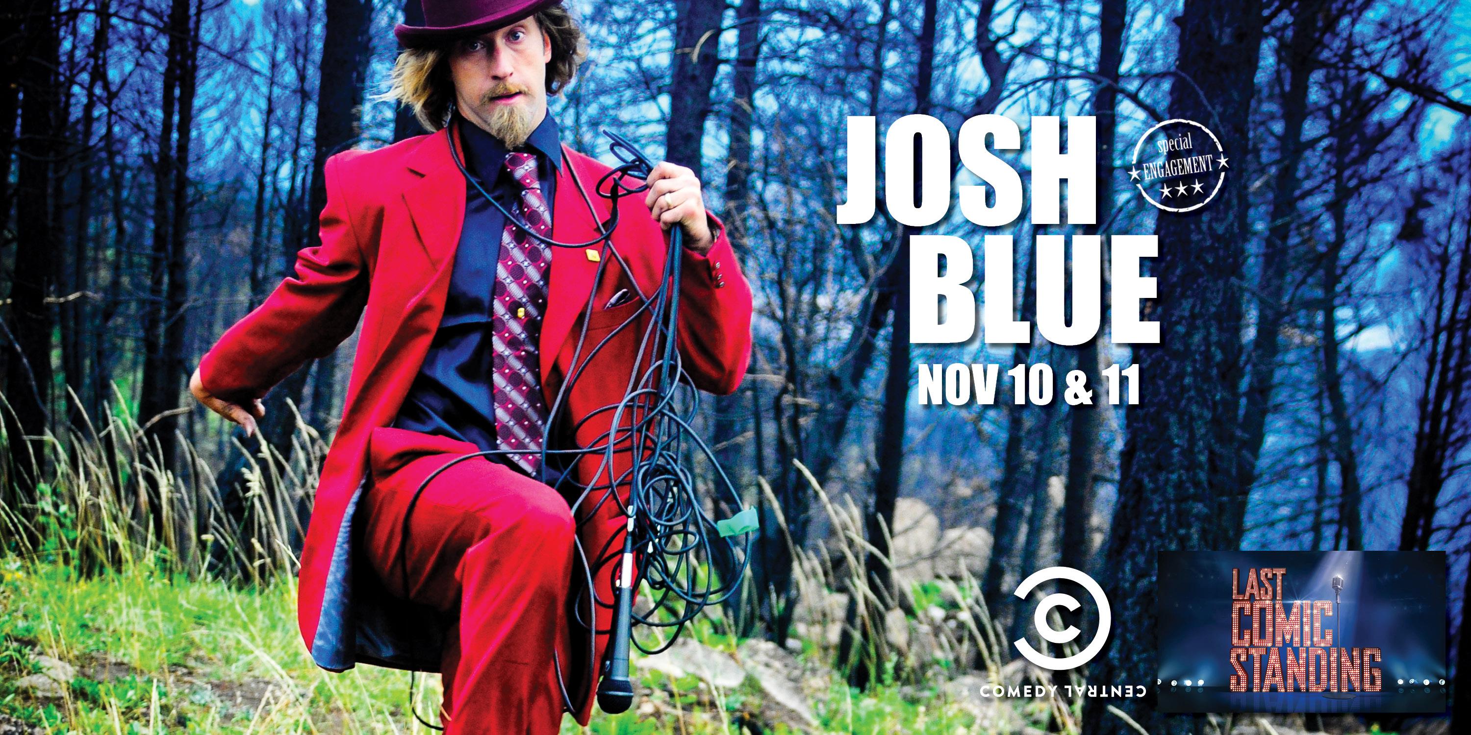 Comedian Josh Blue live at Off the hook comedy club Naples, Florida