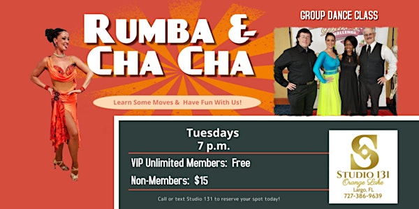Rumba and Cha Cha Group Dance Class