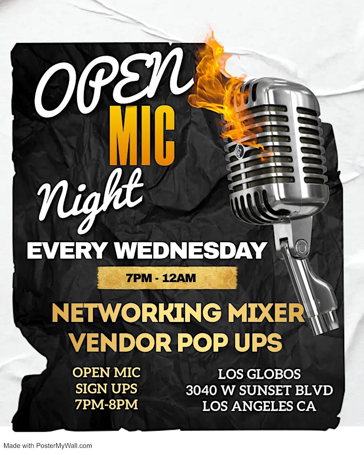 Something Dope Open Mic and Music Industry Networking Mixer image