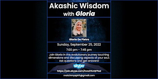 Akashic Wisdom with Gloria