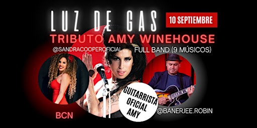 Tributo Amy Winehouse - Luz de Gas Barcelona