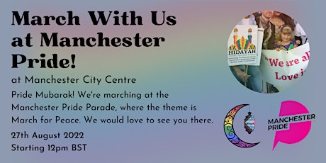 March with Hidayah at Manchester Pride 2022