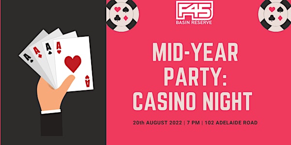 F45 Basin Reserve Mid Year Casino Night