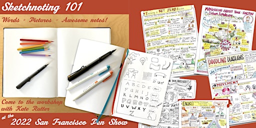 Sketchnoting 101 @ the SF Pen Show 2022