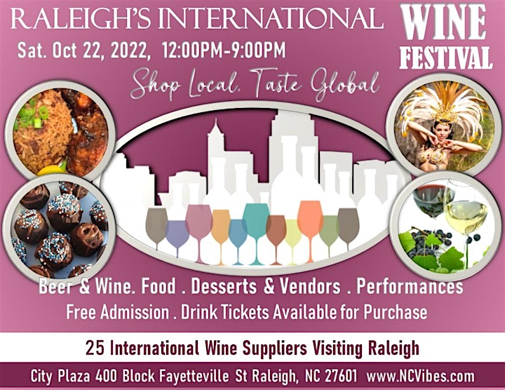 Raleigh's International Wine Festival image