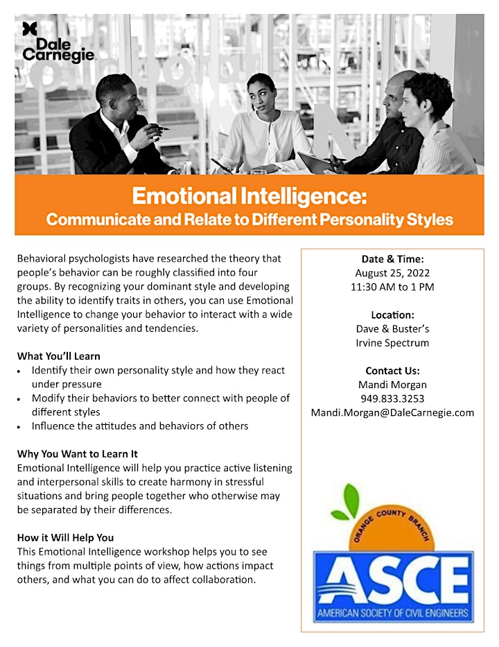 August Luncheon - Emotional Intelligence image