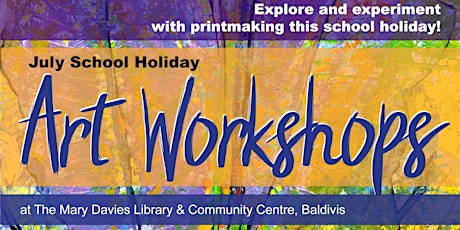 July School holiday makeART workshops for children 5 - 10 years primary image