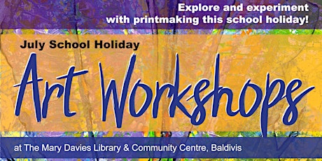 July School holiday makeART workshops for children 11 - 14 years primary image