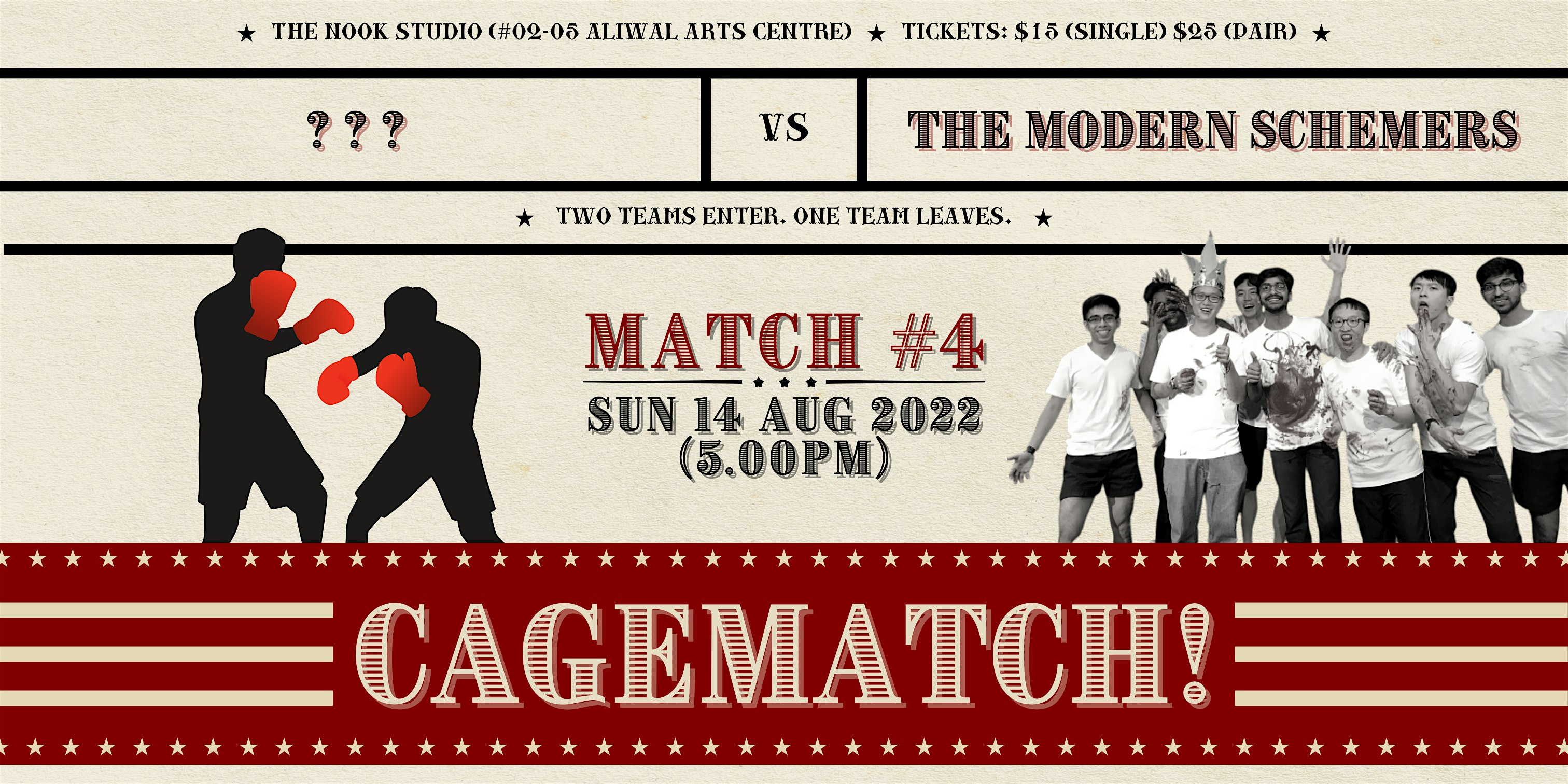 CAGEMATCH! 2022 - Match #4 (??? vs. Modern Schemers)