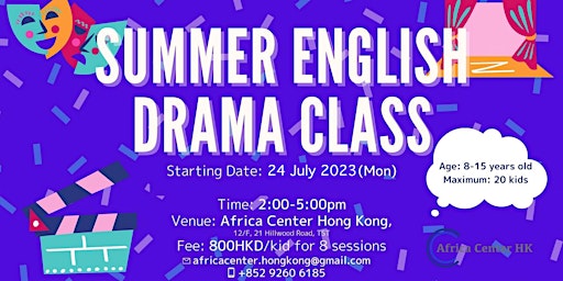 Summer English Drama Class