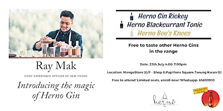 Mango Store X Herno Gin Tasting Event primary image