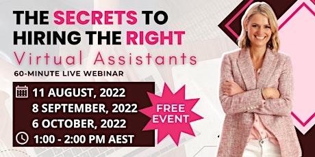 The Secrets to Hiring the Right Virtual Assistant