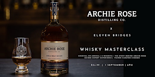 WHISKY MASTERCLASS presented by Archie Rose Distilling Co.