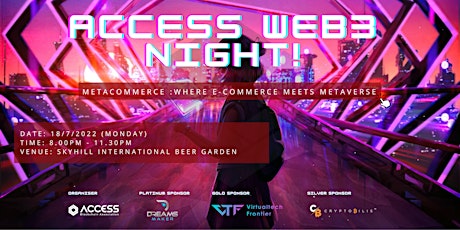 Access Web3 Night | July 2022 | Metacommerce primary image
