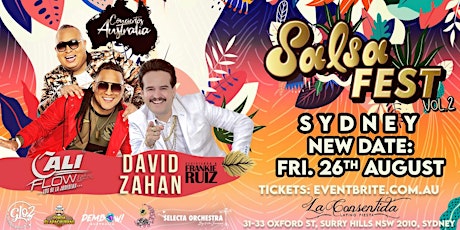 Primaire afbeelding van Salsa Fest Vol 2. David Zahan & Cali Flow Latino