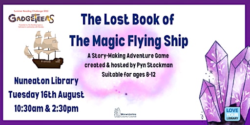The Lost Book of The Magic Flying Ship with Pyn Stockman @ Nuneaton Library