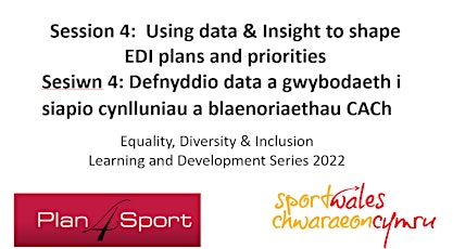EDI Learning & Development S4 Using Data & Insight to shape EDI  priorities