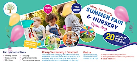 Cherry Tree Nursery Summer Fair and Open Day