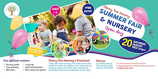 Cherry Tree Nursery Summer Fair and Open Day