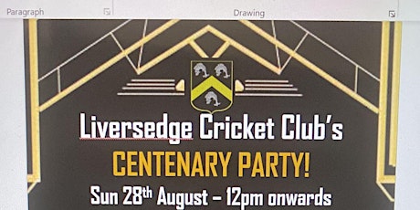 Liversedge cricket club centenary event