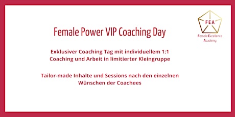 Female Power VIP Coaching Day