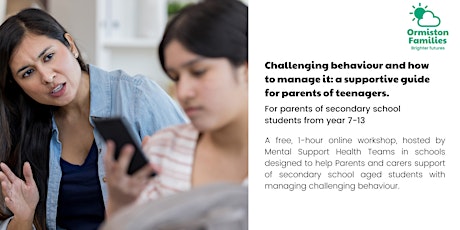 Challenging Behaviour and how to manage it: a supportive guide for parents