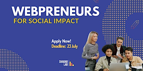 Hauptbild für Webpreneurs for Social Impact- Shabab Lab Summer Program 2022