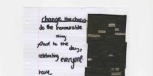 STW Creative Collective: Writing Erasure Poetry with Maddi Crease