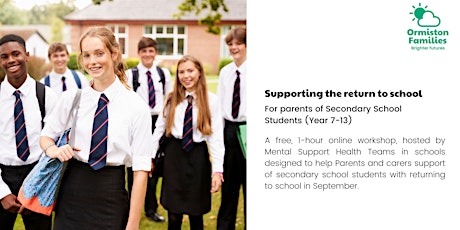 Supporting the return to school - For parents of Secondary School Students