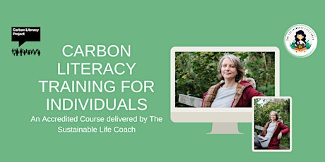 Carbon Literacy for Individuals 30th, 31st of August & 1st of September